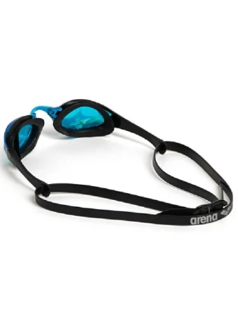 Окуляри для плавання COBRA EDGE SWIPE MR (006870-110) чорні з синіми лінзами Arena (377528691)
