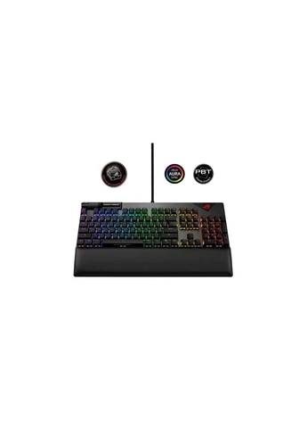 Клавіатура ROG Strix Flare II LED 104key NX Red USB (90MP02D6-BKUA01) Asus (324215345)