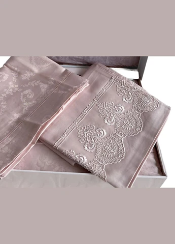 Комплект постельного белья Mirabella Dantela Rose жакардовый 220-200 см Maison D'or (333706531)