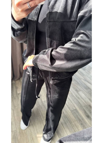 Костюм велюровый кофта и брюки прямого кроя Україна (351260599)