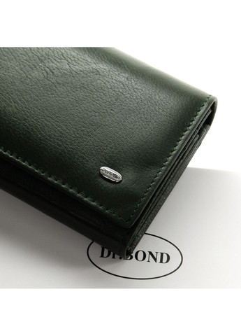 Шкіряний жіночий гаманець Classik W1-V green Dr. Bond (278274765)