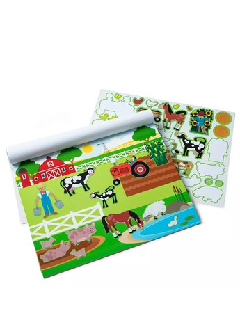 Набор многоразовых наклеек Среда обитания животных (SM93209/6836) Melissa & Doug (369905122)
