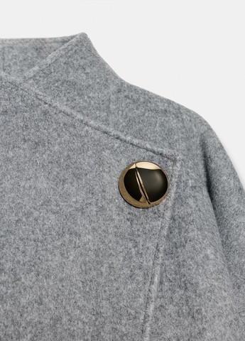 Світло-сіре демісезонне Пальто Zara