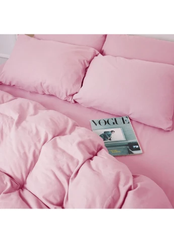 Постільна білизна 008 Pink Фланель 160х220 (2200009651144) Mirson 008 Pink Фланель 160х220 Полуторний Євро (379100892)