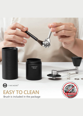 Ручна кавомолка Chestnut C3S Pro Black (C3S PRO Black) механічний млин для кави Timemore (337359709)