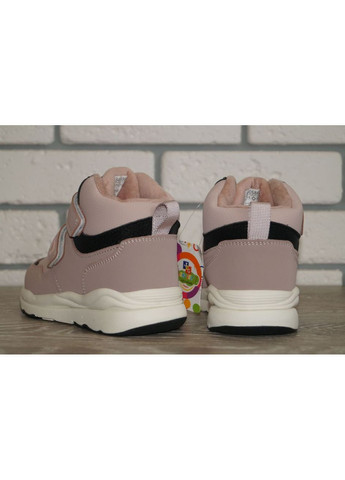 Розовые повседневные, кэжуал зимние ботинки зимние для девочки розовые Jong Golf