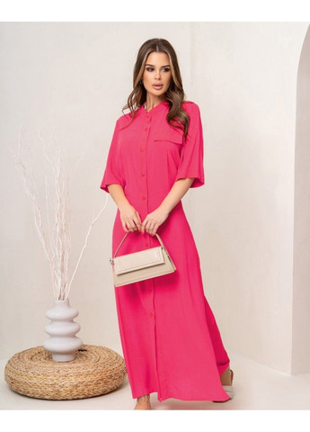 Малиновое повседневный платья 14072 малиновый ISSA PLUS