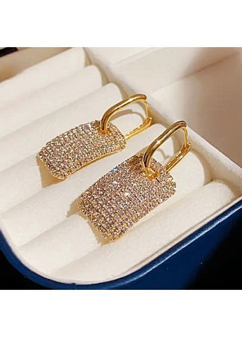 Сережки біжутерія у стразах No Brand (371804313)