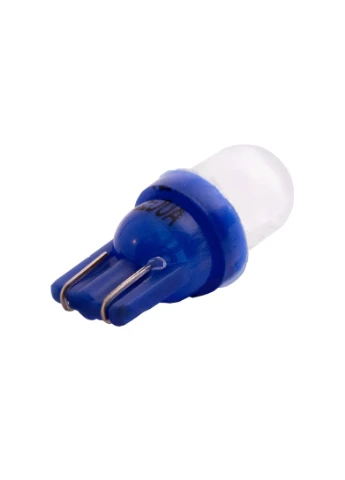 Світлодіодна авто лампа T10-1pc-круглий LED синій 12V LEDUA (323474857)