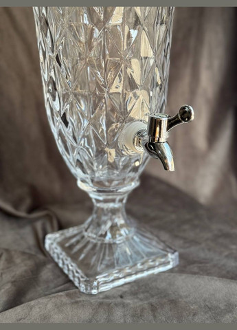 Лимонадниця 9229-001 скляна 3 л Прозорий ELISEY (337503466)