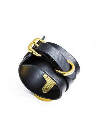 Наручники UPKO Handcuffs італійська шкіра, чорні Zalo (371390724)