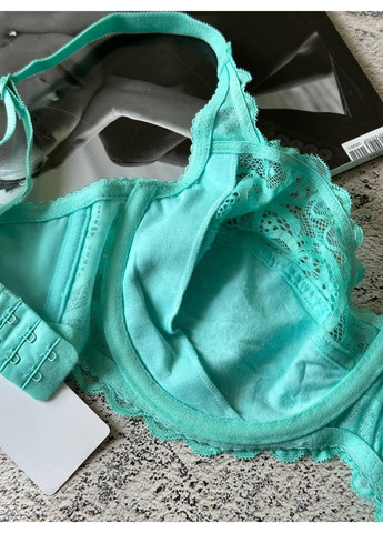 Бірюзовий бірюзовий бюстгальтер без поролону на чашку d Lanny Mode