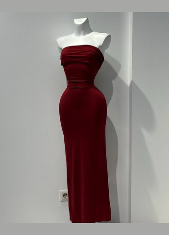 Червона святковий сукня No Brand однотонна