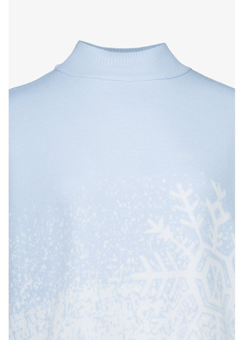 Блакитний зимовий джемпер з візерунком жіночий on me 10976 shop (2000990800763) Park Karon