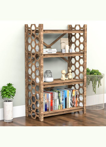 Hexagonica Стеллаж на 4 полки Honeycomb (120В х 75Ш х 36.5Г) No Brand (307071902)