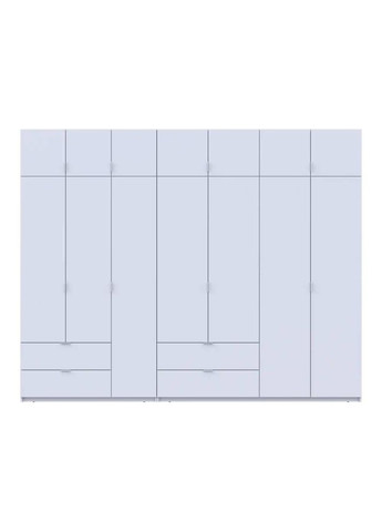 Комплект шаф для одягу Лукас (2 шт.) 300х50х240 см Білий (DRS-011688) Doros (366087017)