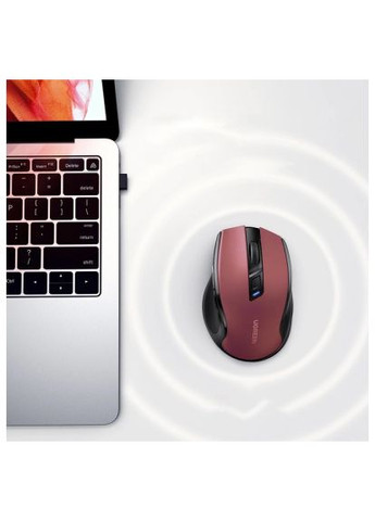 Мишка (25752) Ugreen MU006 Ergonomic Wireless Red/Black (366814481)