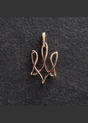 Золотой кулон Герб Украины - Тризуб п03687 Oniks (264644695)