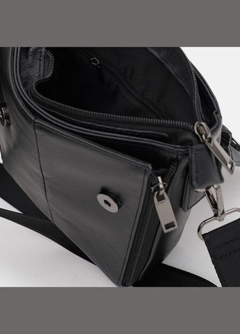 Сумка планшет через плечо мужская из натуральной кожи маленькая для документов и для телефона Черный 35865 Ricco Grande (337466355)