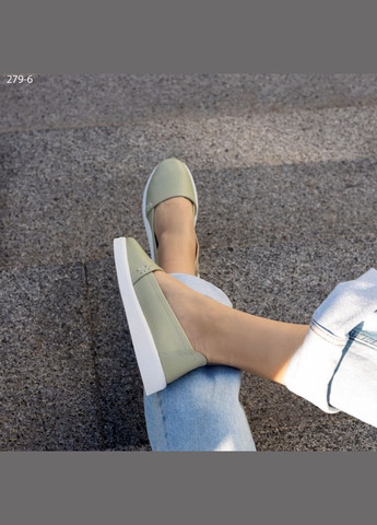 Оливковые мокасины Vakko