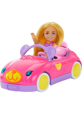 Ігровий набір лялька Барбі Челсі та кабріолет з ведмедиком Оригінал Chelsea Toy Car Set Barbie (365251539)