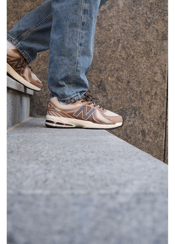 Цветные демисезонные кроссовки мужские new balance 860 v2 brown нью беланс 860 No Brand