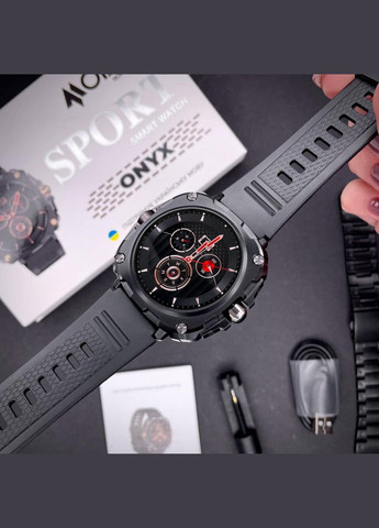 Годинник розумний Modfit Onyx Black Steel PTR No Brand (317763553)