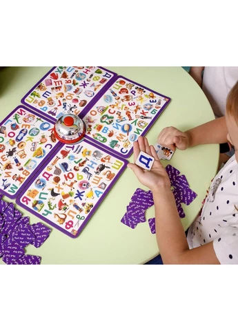 Настольная игра "Зоркий глаз - Азбука"  укр Vladi toys (298400892)