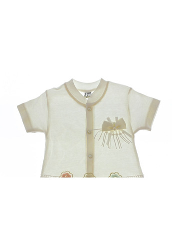 Пісочник із пов'язкою для дівчинки трикотажний Ошатний молочний 62 см (31550) BABYKROHA (297200721)