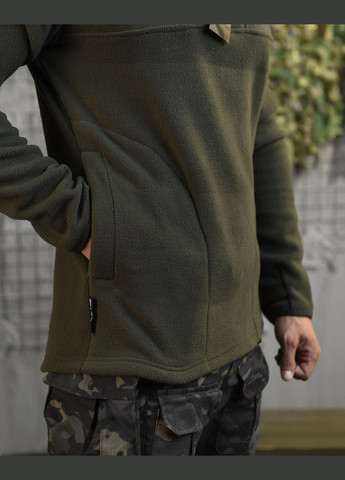 Тактическая демисезонная кофта на флисе олива No Brand (302453142)