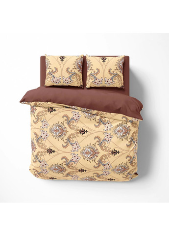 Сімейний комплект постільної білизни Бязь з наволочками 70*70 см, 115 гр/м2 Chocolate Fusion Коричневий (20410150215) ТЕП (365851719)