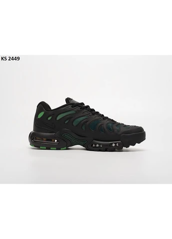 Чорні літні кросівки nike air max plus drift black найк аір макс плюс No Brand