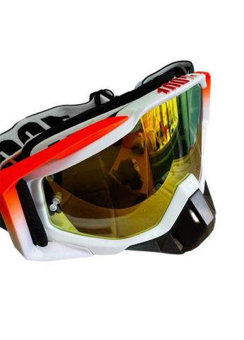 Мото очки мотоочки кроссовые эндуро Profi Orange 100% China (370677356)