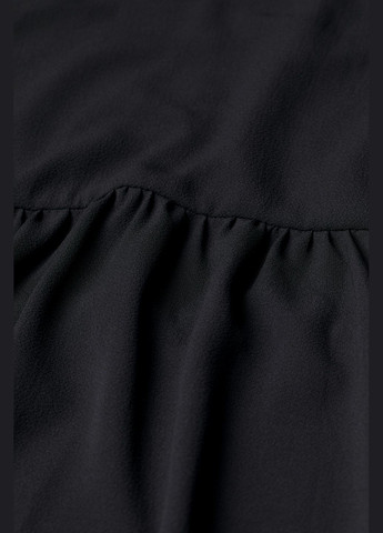 Черное кэжуал платье с бантом H&M однотонное