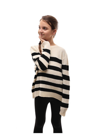 Світло-бежевий светр для дівчинки підлітка No Brand