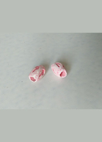 Керамические бусины ручной работы "Фантазийные узоры №17" (розовые) 2шт. Коти&Ангели (301532964)
