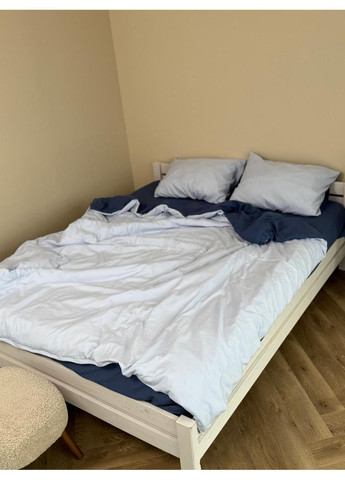 Постельное белье с резинкой, сатин Двуспальный размер, наволочки 50/70 No Brand (364219311)