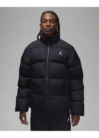 Черный Пуховик Air Jordan