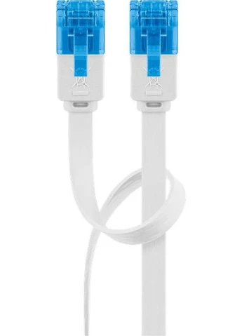 Патч корд RJ45 UTP6a 1.0m patch AWG30 Flat OD=1.5x6.0mm Cu Goobay (380048028)
