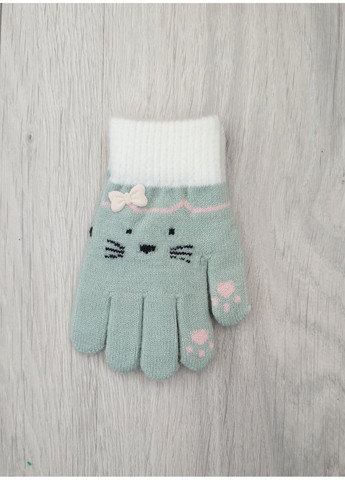 Осенние одинарные перчатки для девочек 1-3 года No Brand (362452388)