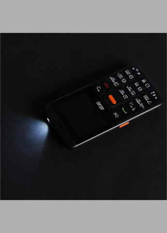 Мобільний телефон (бабушкофон) T180 MAX Black (688130251051) 2E (330029925)