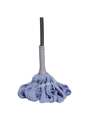 Швабра-моп мотузкова для миття підлоги 134 см, блакитний Household Cleaning Products HP-35015-13BL No Brand (361893178)