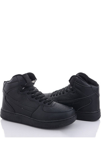 Черные осенние зимние ботинки на овчине a7701-2-2 Navigator