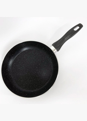 Сковорода 22 см чорний мармур UN-5153 | Антипригарна сковорода Мармурова сковорода Unique (364665711)