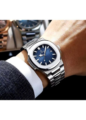 Наручний годинник чоловічий Great Срібний (3350) Poedagar (362975804)