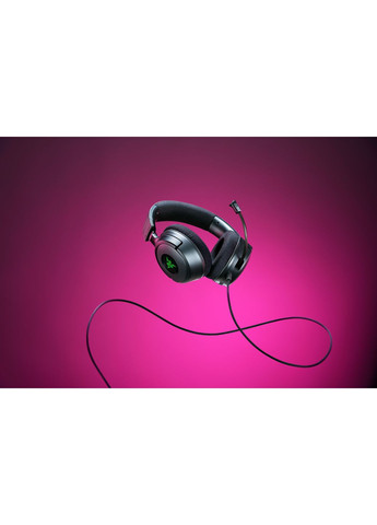 Гарнитура игровая Kraken V4 X, 7.1, USB-A, 1.8м, RGB, черный Razer (360397446)