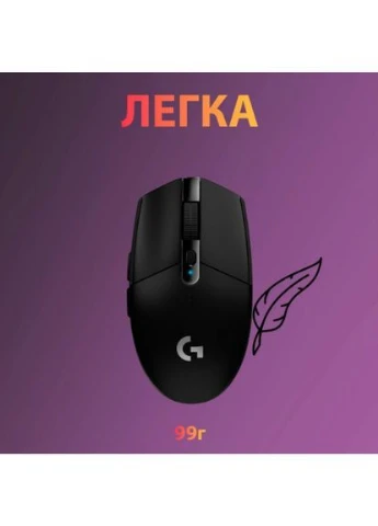 Миша бездротова Wireless G305 Black Logitech (402263300)
