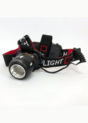 Фонарь налобный светодиодный водонепроницаемый с 2 аккумуляторами BL-T06B-P90, головной фонарик Bailong (364663643)