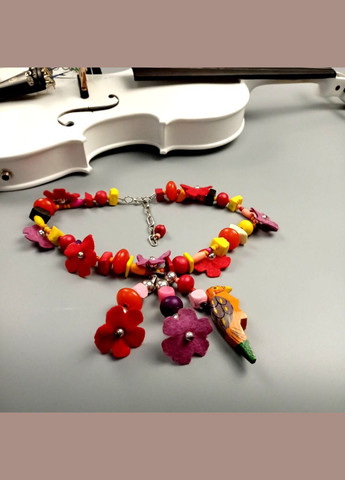 Ожерелье в стиле бохо ручная работа арт в подарочной коробке+подарок No Brand (338433309)