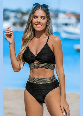 Чорний літній купальник CUPSHE